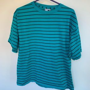 Vintage 1990 todays news Striped shirt